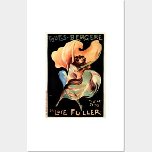 Folies Bergere LA LOIE FULLER Paris Cabaret Music Hall Dance Vintage French Posters and Art